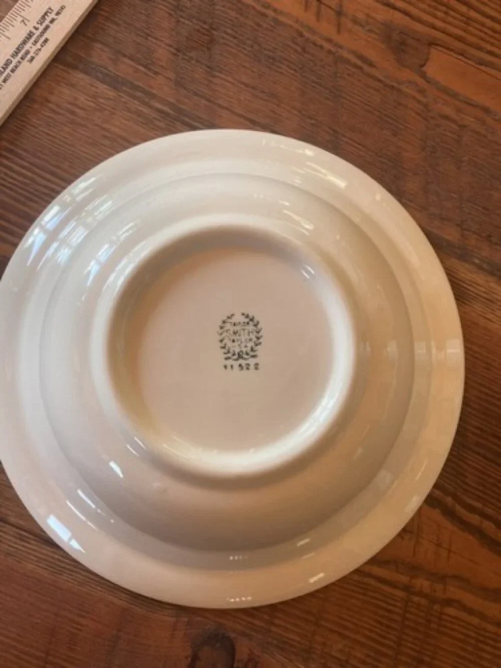 Serving BowlTaylor Smith Taylor Swiss Provincial 8 3/4” Yellow Antique 1952